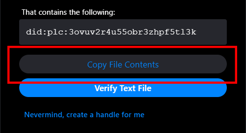 click copy file contents